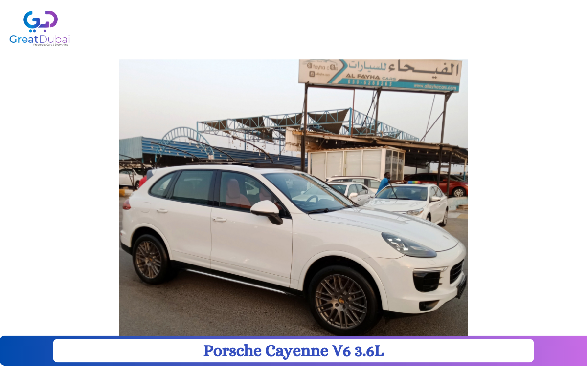 Porsche Cayenne V6 3.6L Full Option Model 2017( Platinum Edition agency status)-image