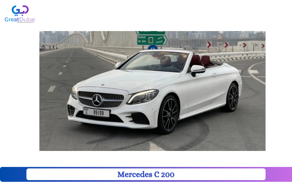 Mercedes C 200-2021 for rent in Dubai-image