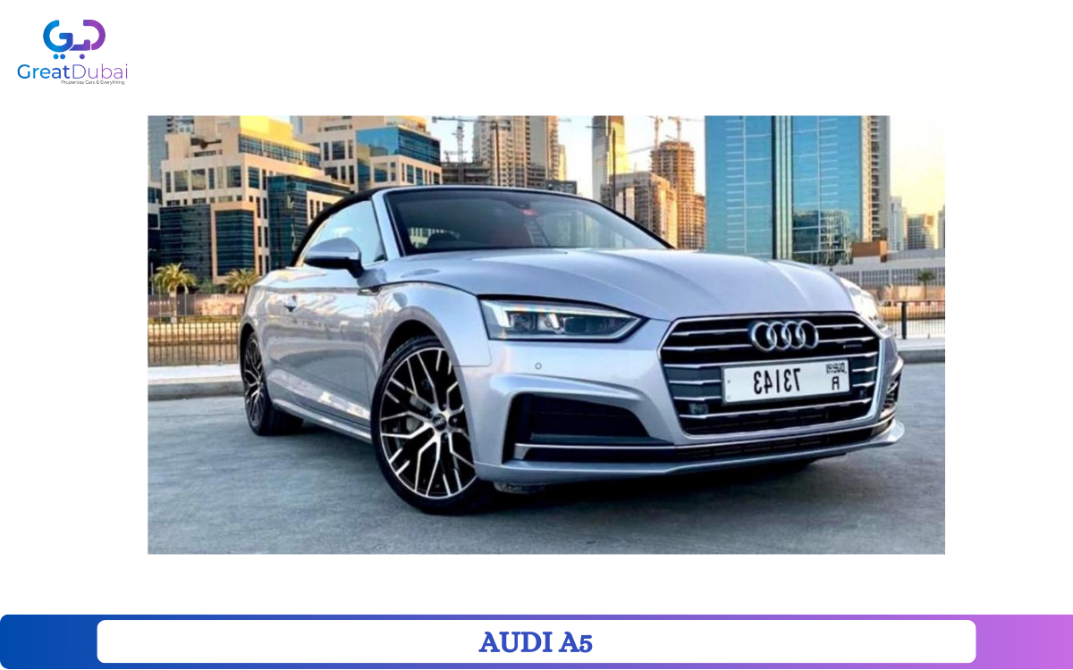 Rent Audi A5 Convertible 2018 in Dubai-image