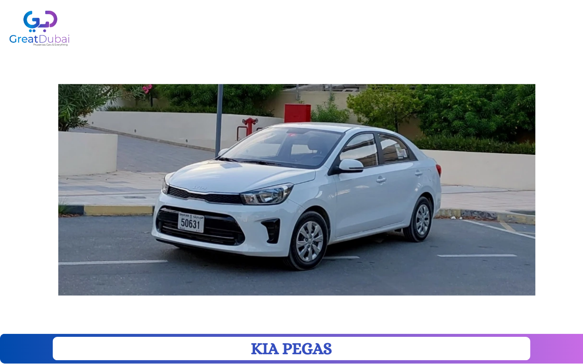 Rent Kia Pegas 2023 in Dubai-image