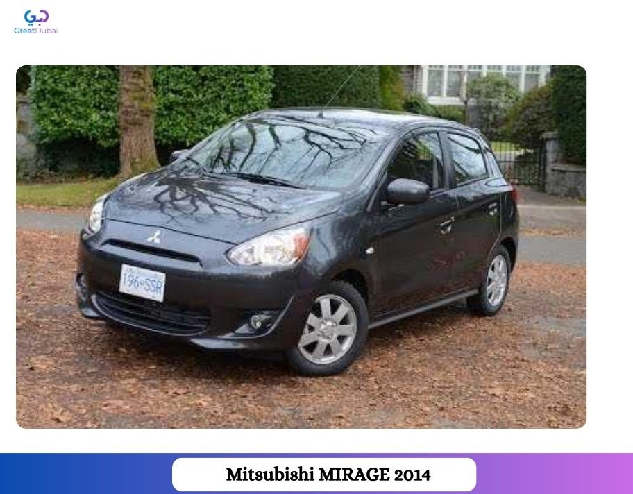 Rental for economy Mitsubishi MIRAGE 2014-image