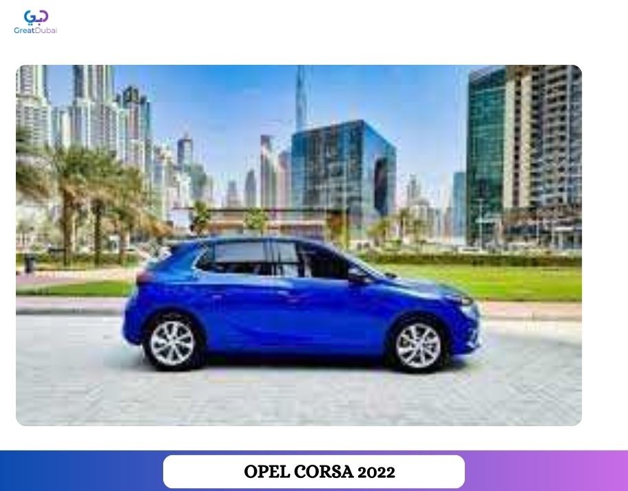 RENT OPEL CORSA 2022 IN DUBAI-image