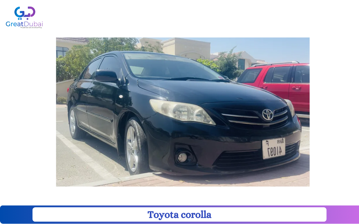 Toyota corolla car for rent with driver-image