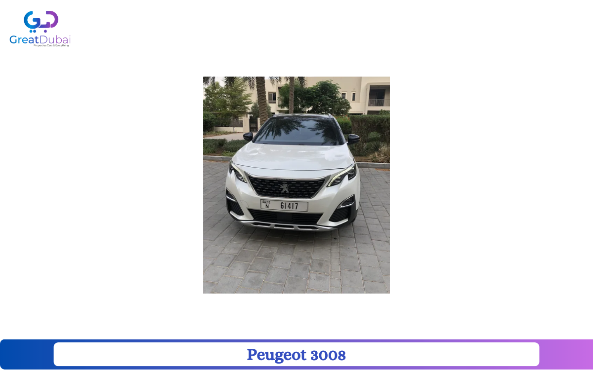 Peugeot 3008 GT Line 2019, full option, GCC specs-image