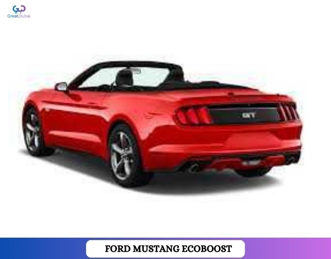 RENT FORD MUSTANG ECOBOOST CONVERTIBLE V4 2020 IN DUBAI Minimum 2 days rental-image