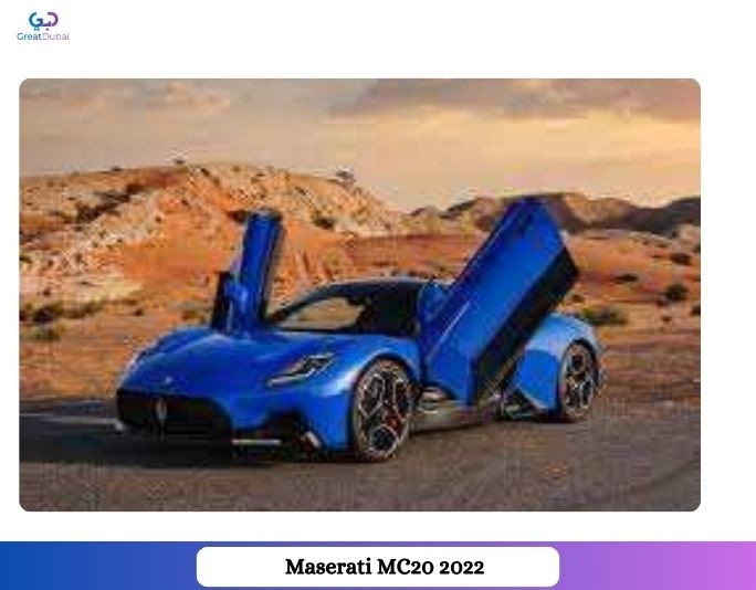 Rent Maserati MC20 2022 in Dubai-image