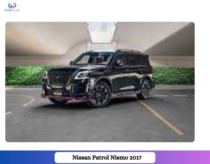 Nissan Patrol Nismo 2017 Black GCC Single owner-image