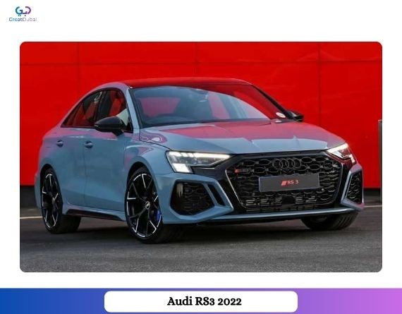 Rent Audi RS3 2022 in Dubai-image