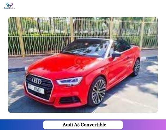 Rent Audi A3 Convertible 2020 in Dubai-image