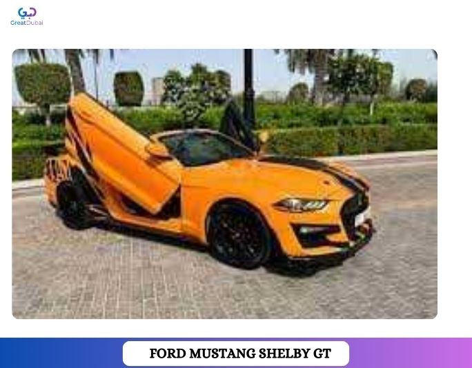 Rent Ford Mustang Shelby GT500 Convertible V8 2020 in Dubai-image