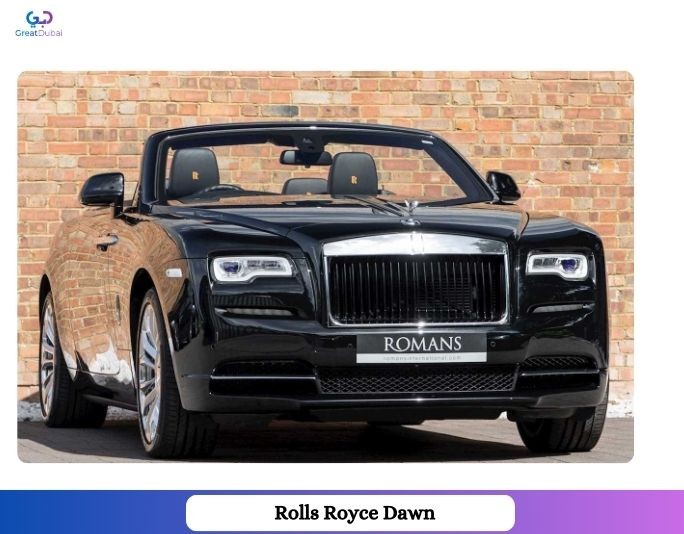 Luxury Rolls-Royce Dawn is the ultimate car for luxury-seekers to buy in Dubai-image