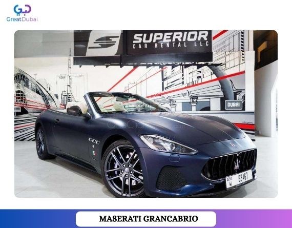 RENT MASERATI GRANCABRIO 2018 IN DUBAI-image