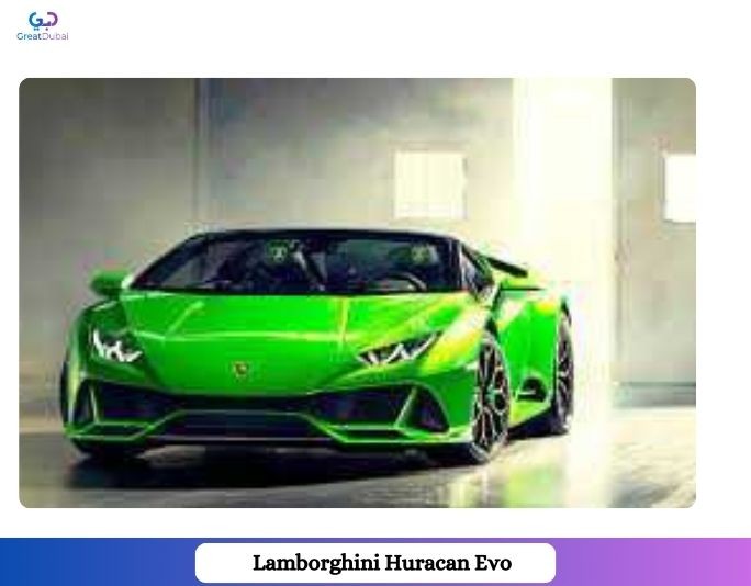 RENT LAMBORGHINI HURACAN EVO 2022 IN DUBAI-image