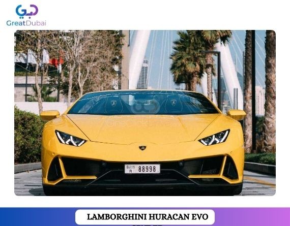 RENT LAMBORGHINI HURACAN EVO SPYDER 2021 IN DUBAI-image