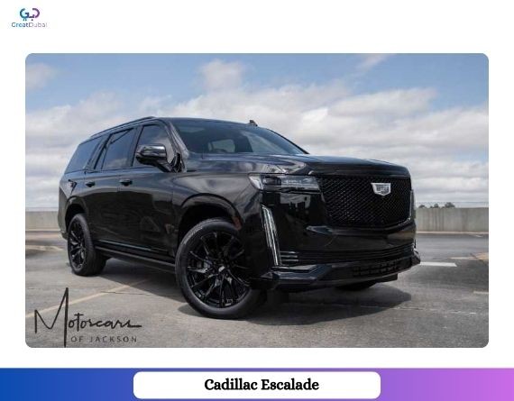 RENT CADILLAC ESCALADE PLATINUM SPORT 2022 IN DUBAI-image