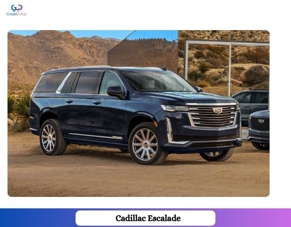 RENT CADILLAC ESCALADE PLATINUM SPORT 2021 IN DUBAI-image