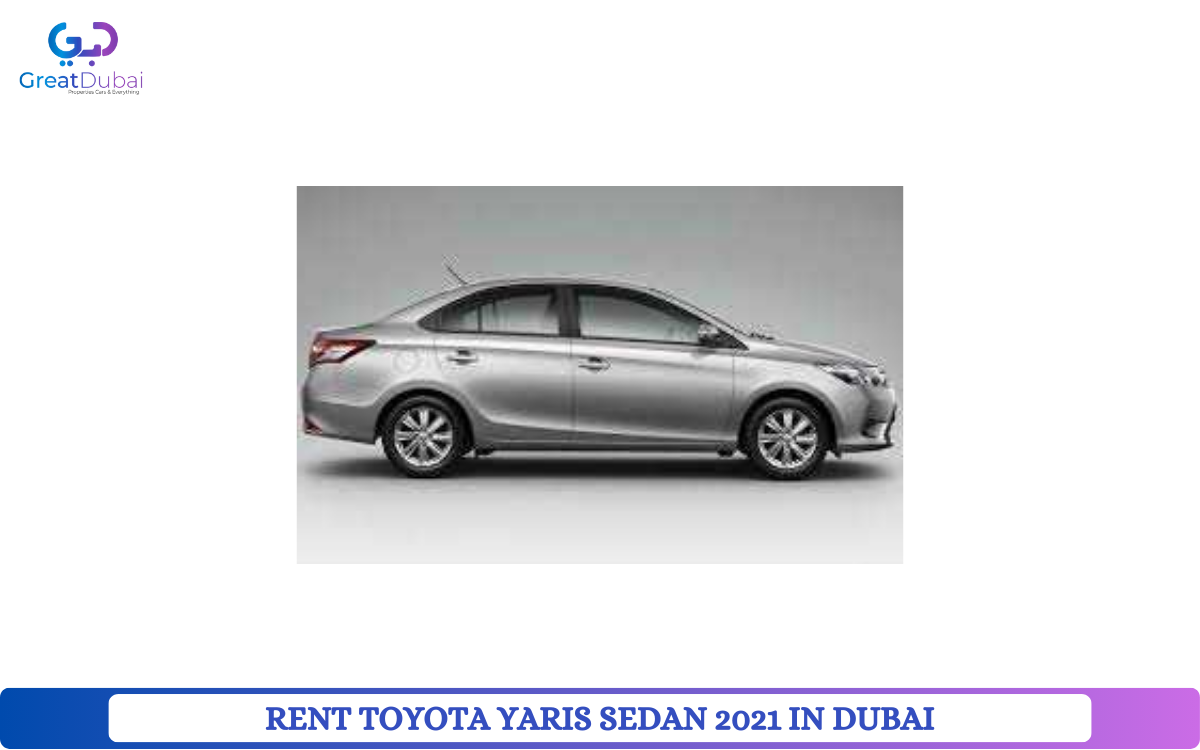 RENT TOYOTA YARIS SEDAN 2021 IN DUBAI-image