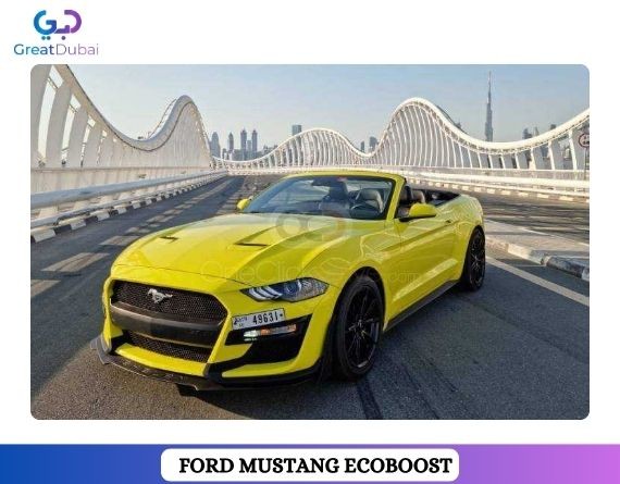 Rent Ford Mustang Shelby GT500 Kit Convertible V4 in Dubai-image