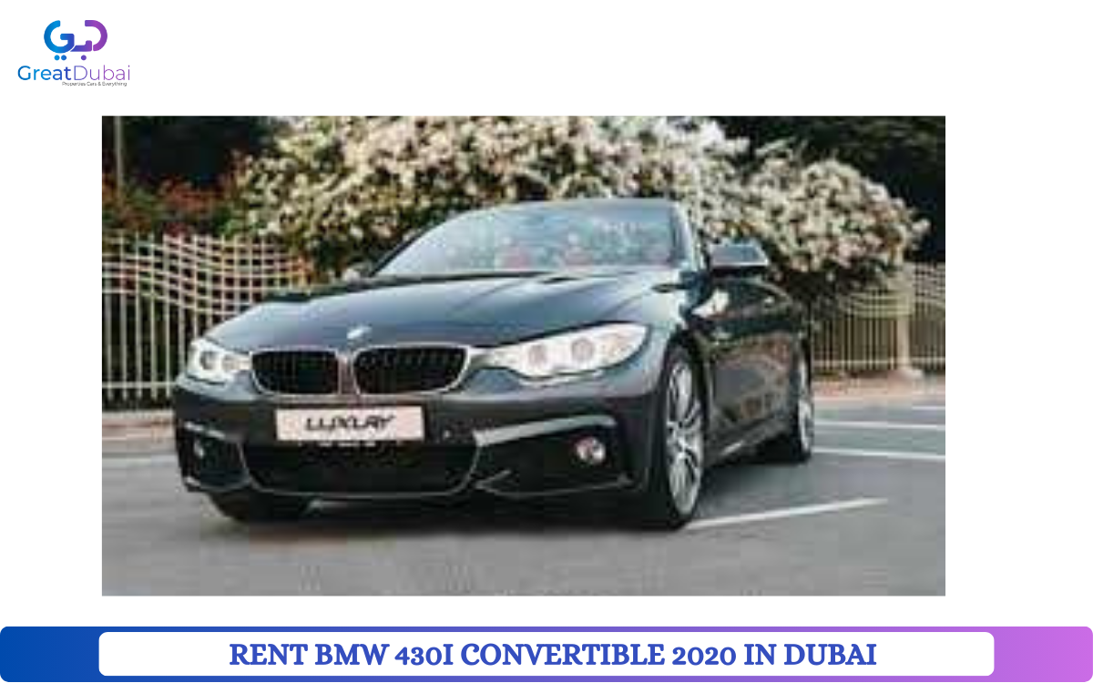 RENT BMW 430I CONVERTIBLE 2020 IN DUBAI-image