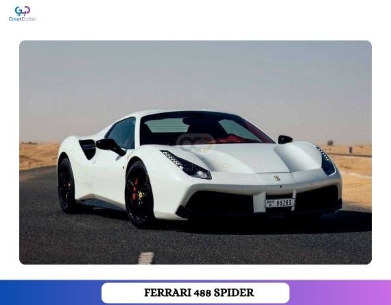 RENT FERRARI 488 SPIDER 2018 IN DUBAI-image