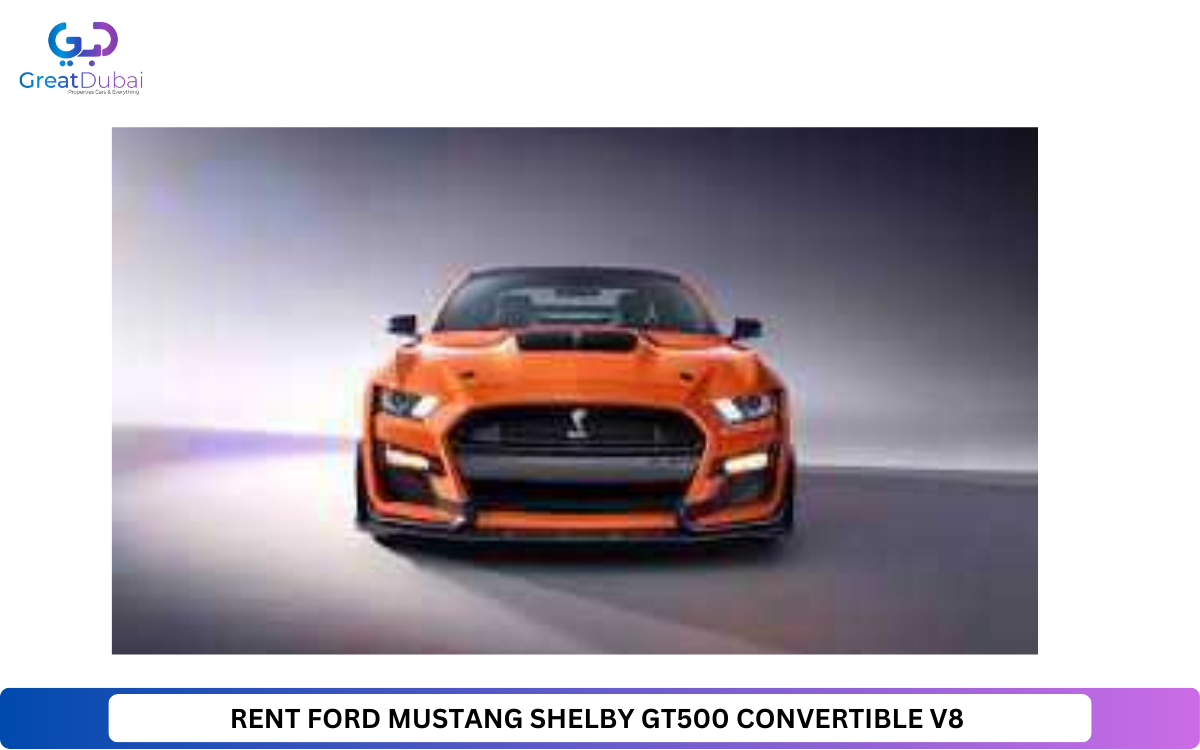 RENT FORD MUSTANG SHELBY GT500 CONVERTIBLE V8-image