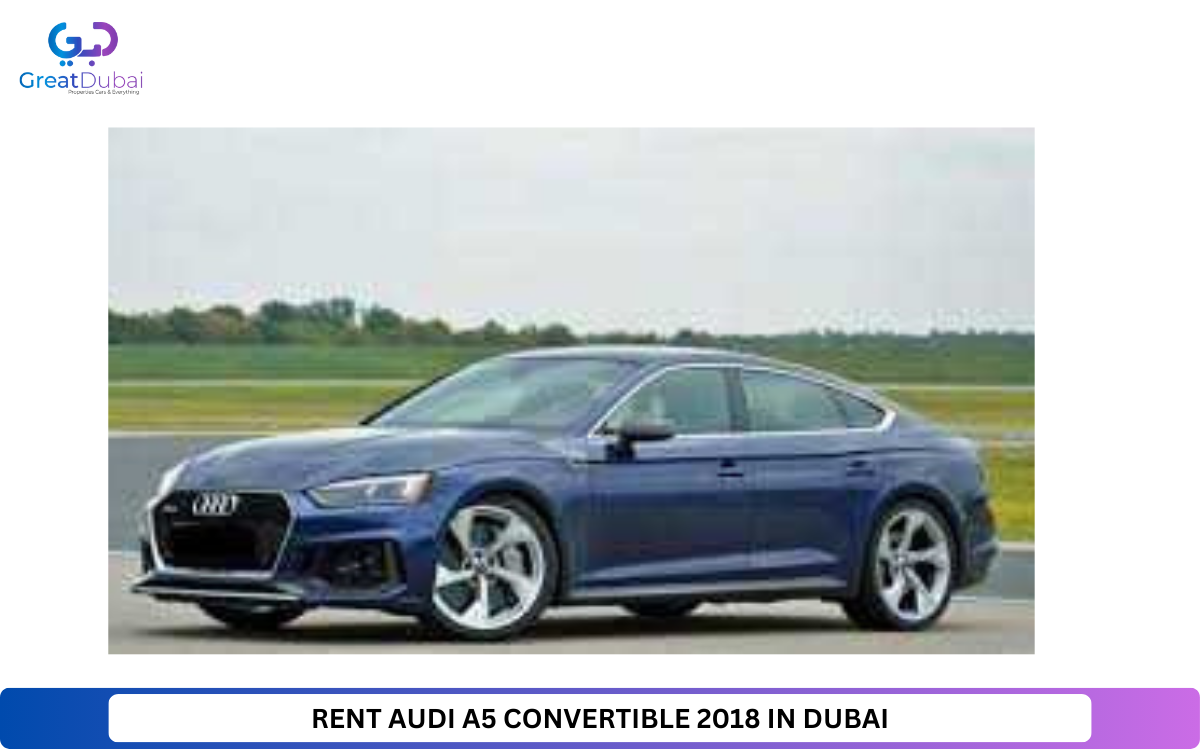 RENT AUDI A5 CONVERTIBLE 2018 IN DUBAI-image