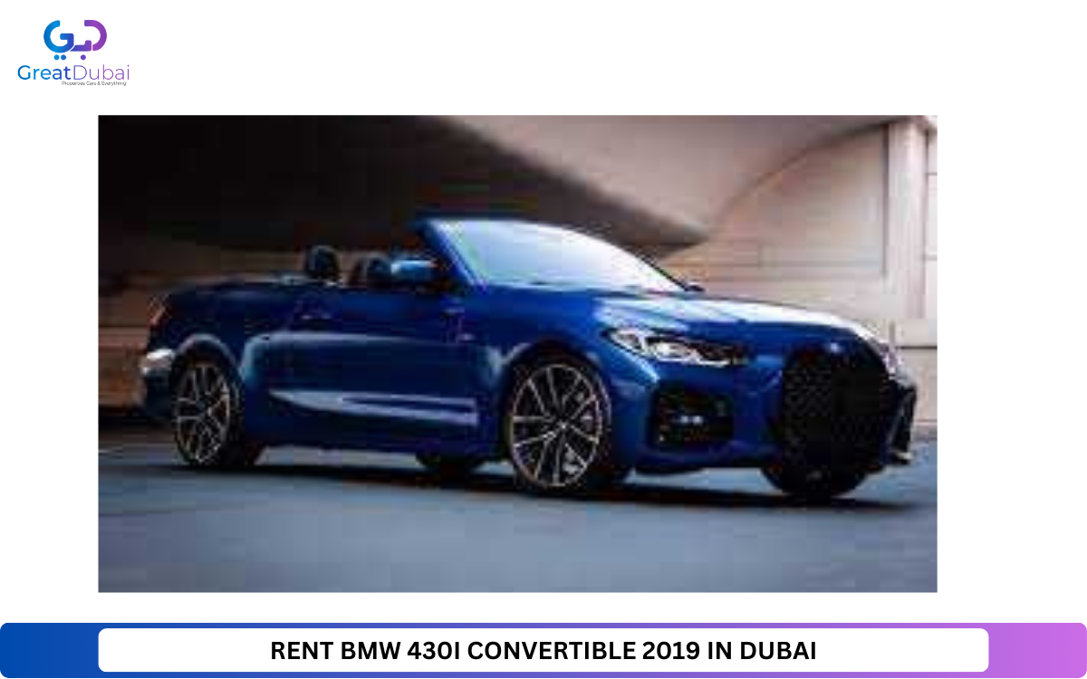 RENT BMW 430I CONVERTIBLE 2019 IN DUBAI-image