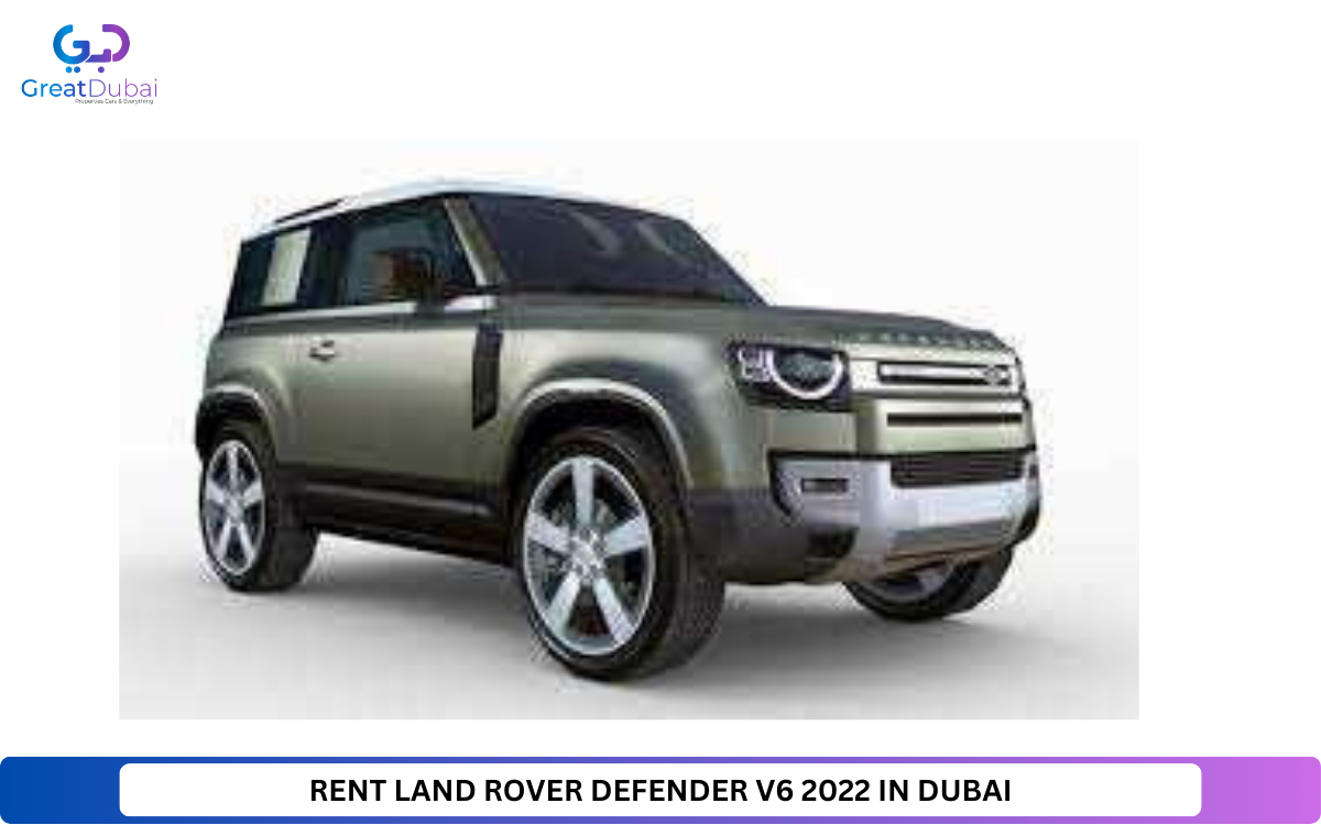 RENT LAND ROVER DEFENDER V6 2022 IN DUBAI-image