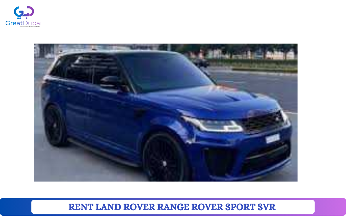 RENT LAND ROVER RANGE ROVER SPORT SVR 2019 IN DUBAI-image