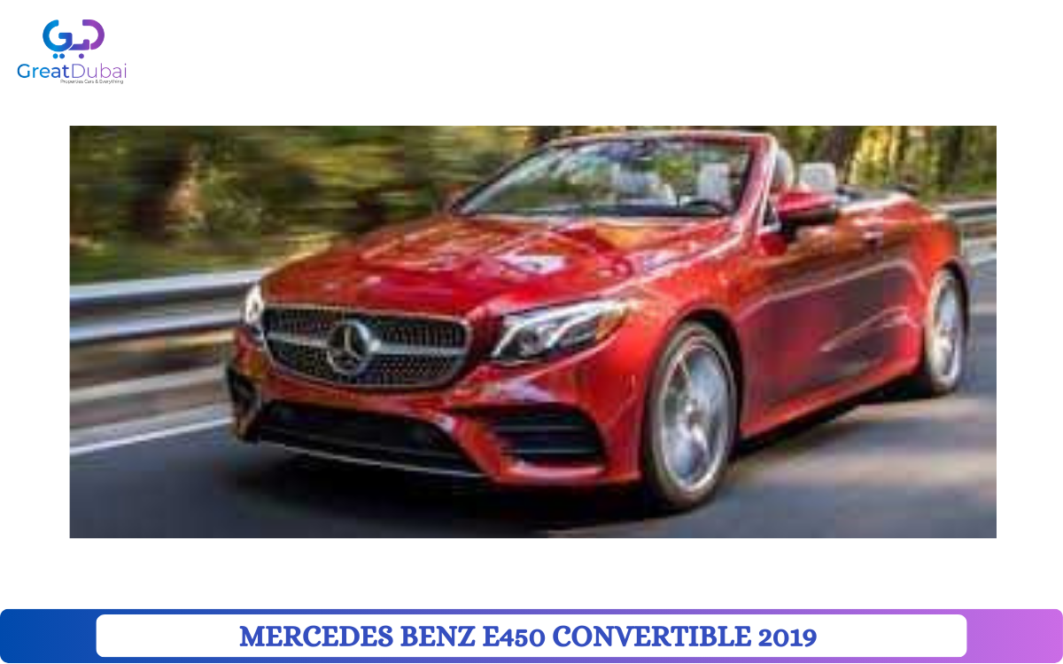 RENT MERCEDES BENZ E450 CONVERTIBLE 2019 IN DUBAI-image