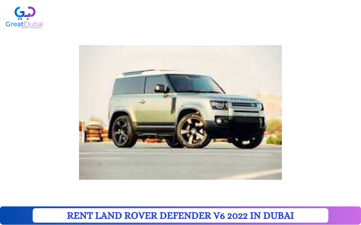 RENT LAND ROVER DEFENDER V6 2022 IN DUBAI-image