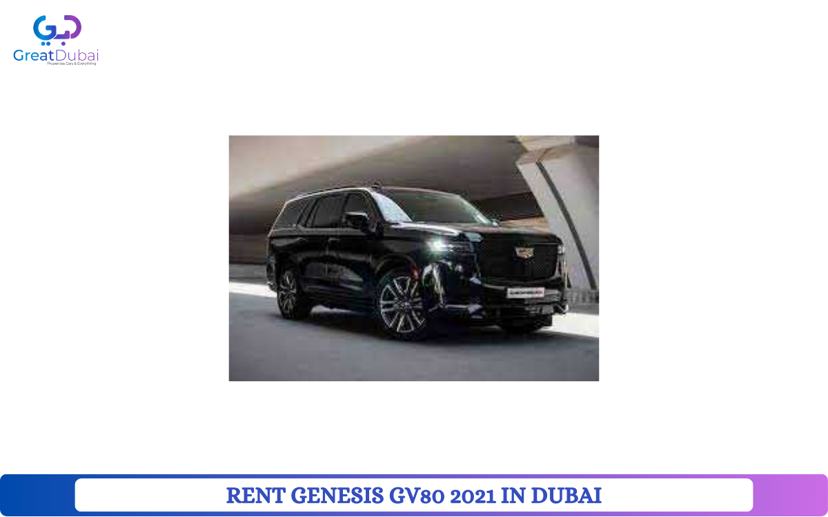 RENT GENESIS GV80 2021 IN DUBAI-image