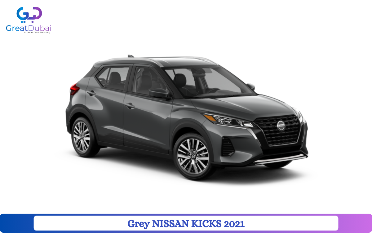 Grey NISSAN KICKS 2021 Rent in Dubai with Great Dubai-pic_1