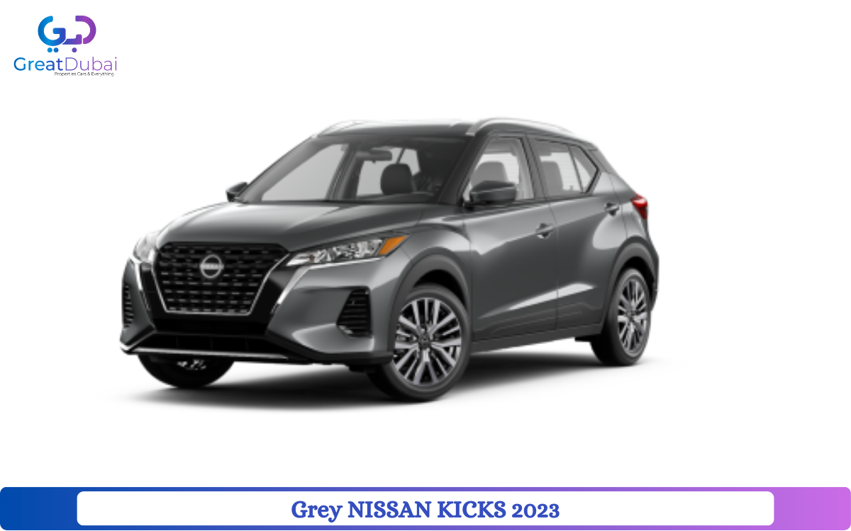 Grey NISSAN KICKS 2023 Rent in Dubai with Great Dubai-pic_1