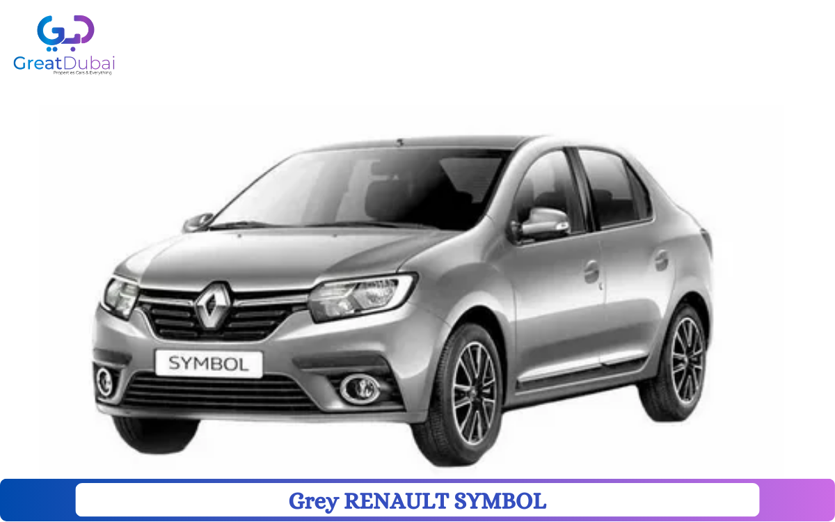 Grey RENAULT SYMBOL 2018 Rent in Dubai with Great Dubai-pic_1