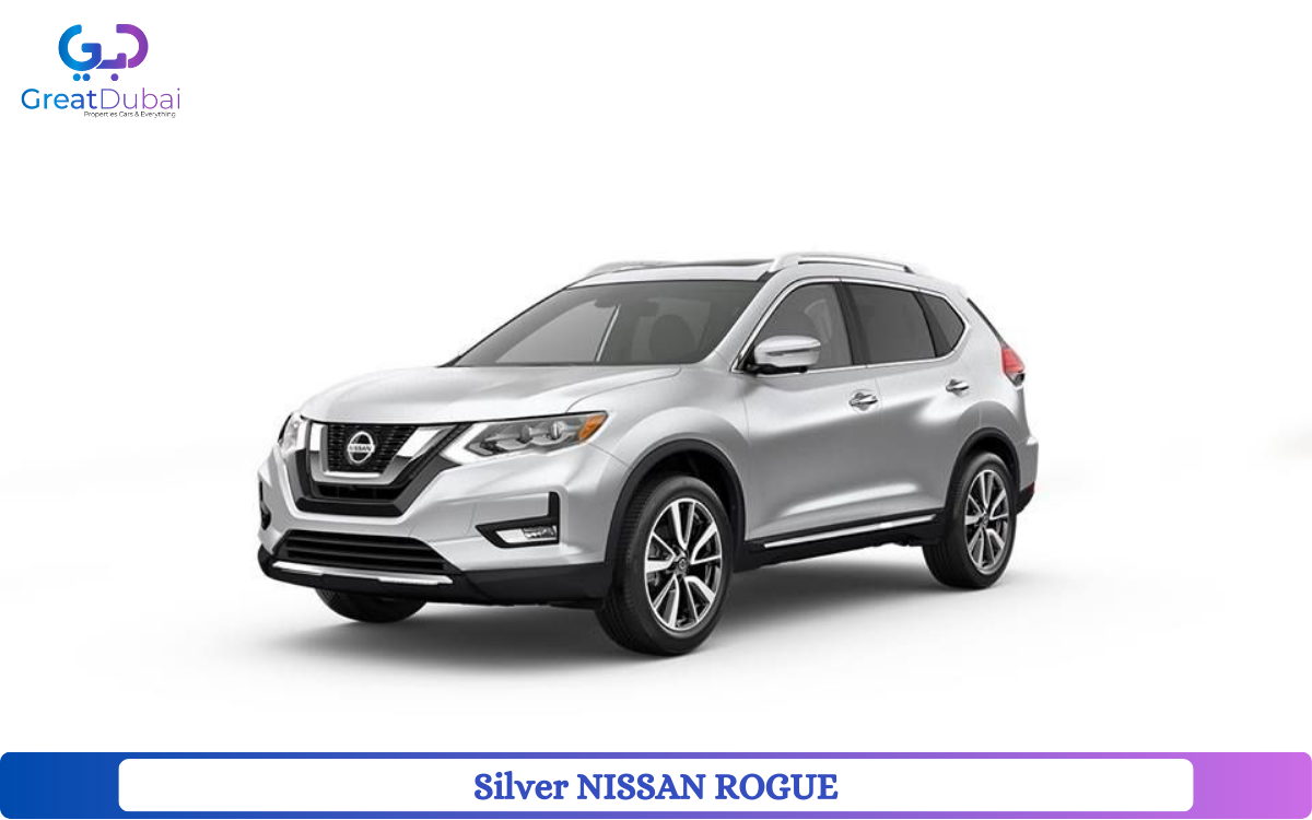 Silver NISSAN ROGUE 2019 Rent in Dubai with Great Dubai-pic_1