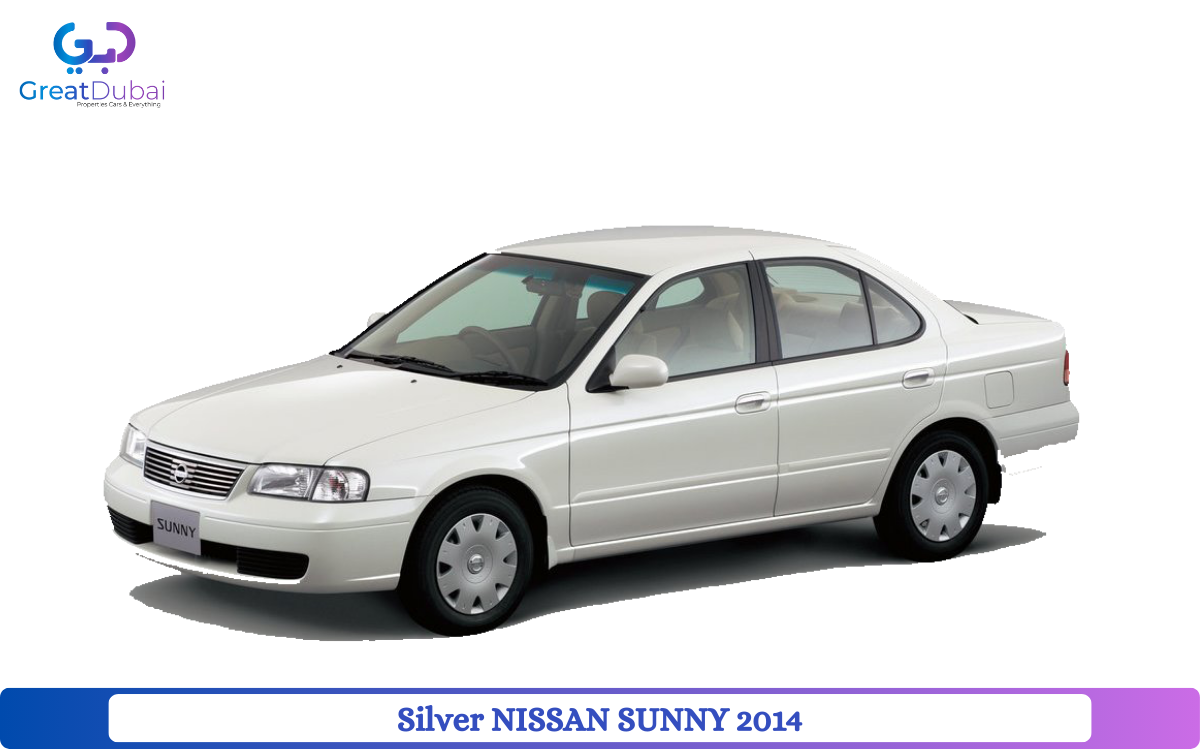 Silver NISSAN SUNNY 2014 Rent in Dubai with Great Dubai-pic_1