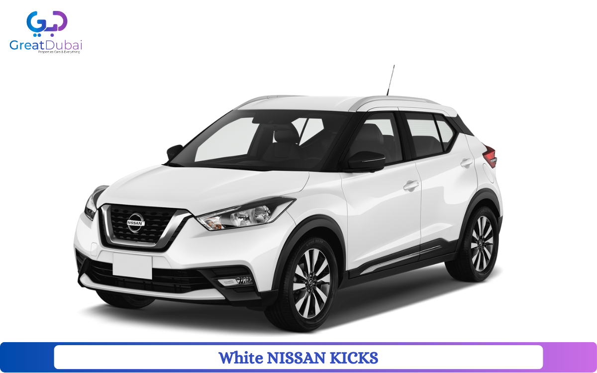 White NISSAN KICKS 2018 Rent in Dubai with Great Dubai-pic_1