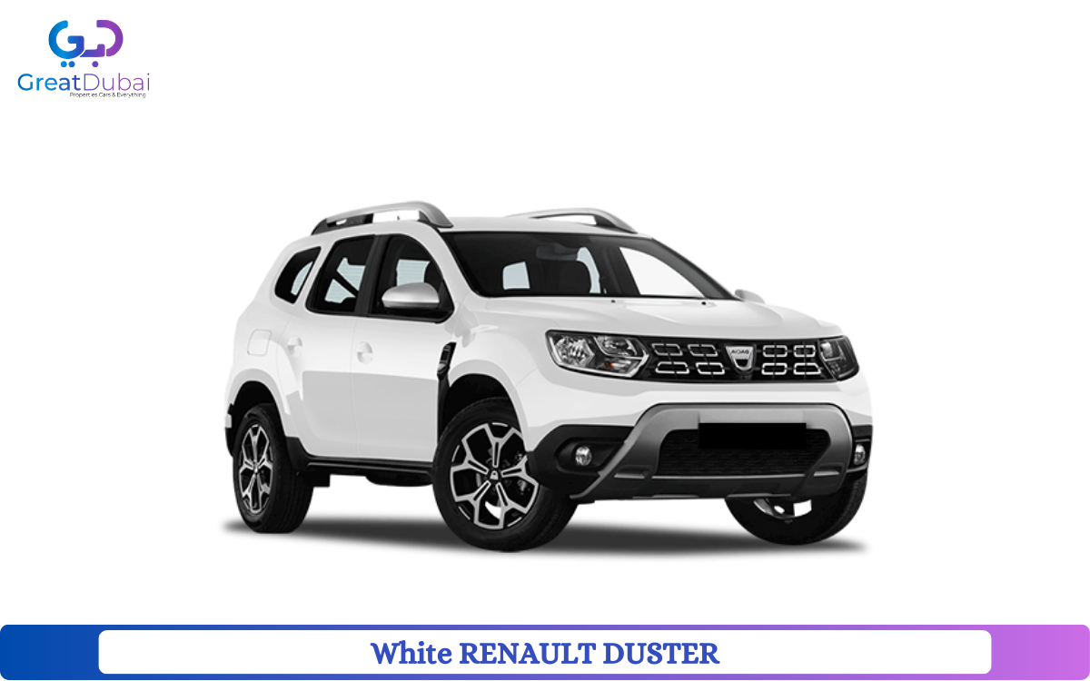 White RENAULT DUSTER 2023 Rent in Dubai with Great Dubai-pic_1