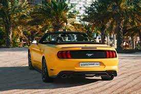 RENT FORD MUSTANG ECOBOOST CONVERTIBLE V4 2019 IN DUBAI-pic_2