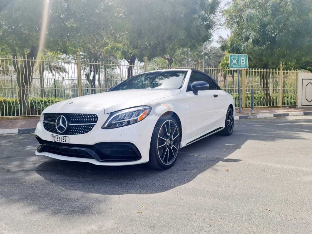 RENT MERCEDES BENZ C300 CONVERTIBLE 2020 IN DUBAI-pic_1