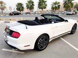 RENT FORD MUSTANG ECOBOOST CONVERTIBLE V4 2019 IN DUBAI-pic_2