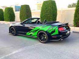 RENT FORD MUSTANG SHELBY GT500 KIT CONVERTIBLE V4 2020 IN DUBAI-image