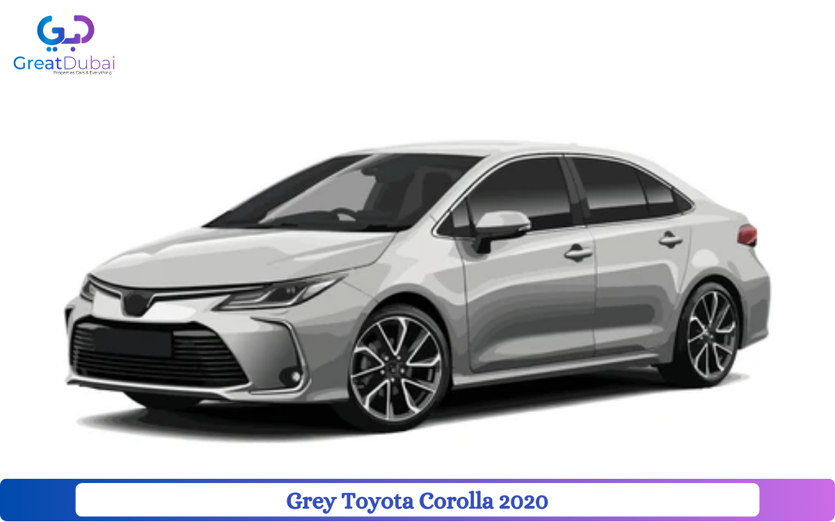 Grey Toyota Corolla 2020 Rent in Dubai with Great Dubai-pic_1