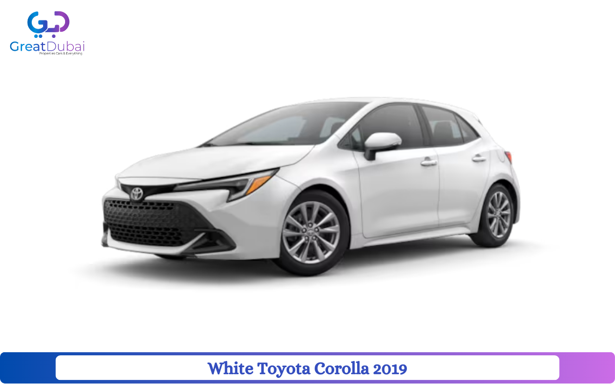 White Toyota Corolla 2019 Rent in Dubai with Great Dubai-pic_1