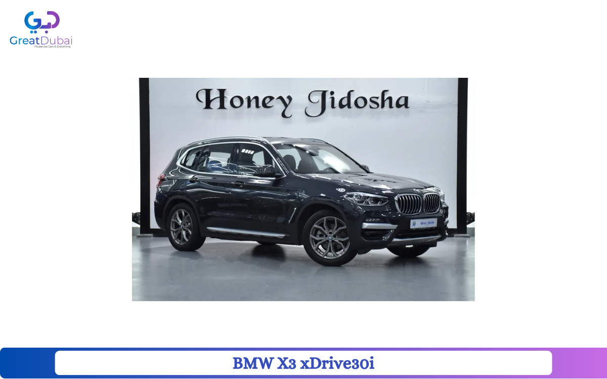 BMW X3 xDrive30i ( 2021 Model ) in Grey Color GCC Specs-pic_1