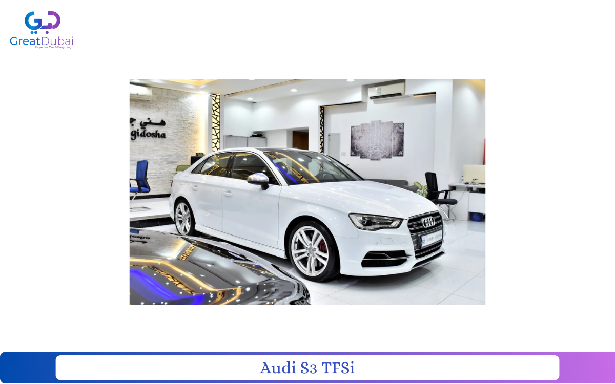 Audi S3 TFSi  in White Color GCC Specs-pic_1