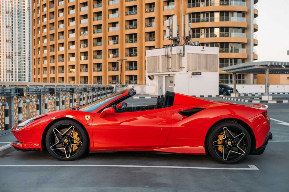 RENT FERRARI F8 TRIBUTO SPIDER 2022 IN DUBAI - image 3