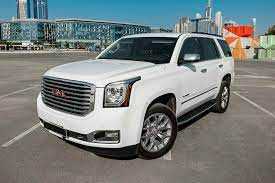 GMC YUKON SLT, 5.3L V8 355hp, WHITE 2019, FSH, UNDER WARRANTY.-pic_1