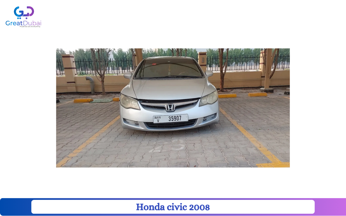 Honda civic 2008 in good condition-pic_1